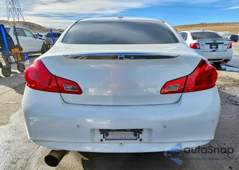 2010 Infiniti G37 z USA, uszkodzony, nr VIN JN1CV6AR2AM459428